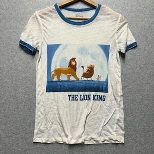 Disney The Lion King White and Blue Short Sleeve Tee